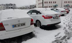 O İlimiz güne lapa lapa kar yağışıyla uyandı