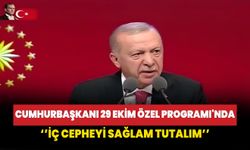 Cumhurbaşkanı Erdoğan: İç cepheyi sağlam tutalım