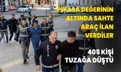 Piyasa değerinin altında sahte araç ilan verdiler: 5 milyon liralık vurgun