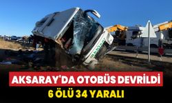 Aksaray'da otobüs kazası! 6 ölü 34 yaralı!