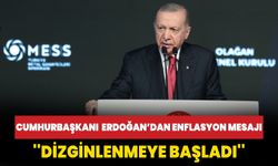 Cumhurbaşkanı  Erdoğan’dan enflasyon mesajı: Dizginlenmeye başladı