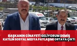 Başkan katilinin sosyal medya paylaşımı dikkat çekti