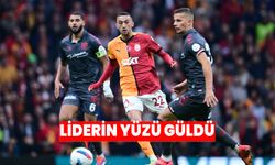 Galatasaray evinde Samsunspor'u 3-2'lik skorla mağlup etti