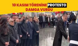 Esenyurt'taki 10 Kasım törenine protesto damga vurdu