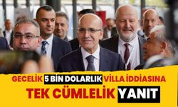 Şimşek'in 5 bin dolarlık villada kalacağı iddialarına jet yanıt