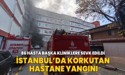 İstanbul Eğitim ve Araştırma Hastanesi'nde yangın