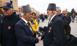 Kore Gazisi Şerafettin Baran'dan Anıtkabir'i ziyareti