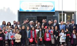 Şehit polis Turan Sütçü'nün adı kızının okuduğu okula verildi