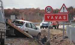 Konya’da otomobil devrildi: 4 yaralı