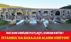 İstanbul'da barajlar alarm veriyor!