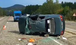 Kastamonu’da otomobil takla attı: 1 ölü, 3 yaralı