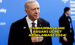 Cumhurbaşkanı 2024 asgari ücreti açıkladı mı? Erdoğan asgari ücret açıklaması son dakika!