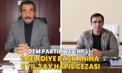 Tunceli Belediye Başkanı Cevdet Konak ve Ovacık Belediye Başkanı Mustafa Sarıgül'e hapis cezası