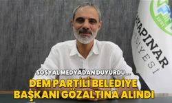 DEM Partili Kayapınar Belediye Başkanı Cengiz Dündar gözaltına alındı