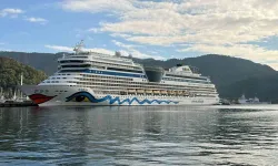 Yolcu gemisi "Aida Blu" ile Marmaris'e 2 bin 38 turist geldi