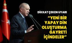 Cumhurbaşkanı Erdoğan'dan uyarı: Yapay din oluşturma gayreti içindeler