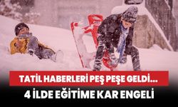 4 ilde eğitime kar engeli