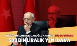 Cumhurbaşkanı Erdoğan'dan Kılıçdaroğlu'na 500 bin liralık yeni dava