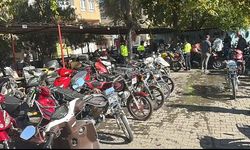 Şanlıurfa’da çalıntı ve trafiğe çıkması sakıncalı 16 motosiklet yakalandı