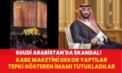 Suudi Arabistan'da festival skandalı! Kabe maketini dekor yaptılar, tepki gösteren imamı tutukladılar