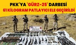 PKK'ya 'GÜRZ-25' darbesi: 11 ilde 61 kilogram patlayıcı ele geçirildi