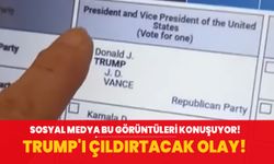 Sosyal medya bu görüntüleri konuşuyor! Trump'a oy vermeye elektronik engel