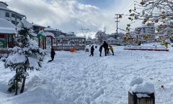 Bolu'da kar kalınlığı 30 santimetreyi geçti