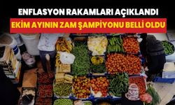 Ekim ayının zam şampiyonu belli oldu