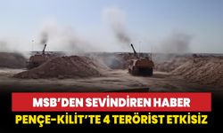 MSB: Suriye ve Irak'ın kuzeyinde 4 ter*rist etksiz