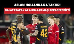 Aslan AZ Alkaamar'ı elinden kaçırdı! Galatasaray Hollanda'dan 1 puanla dönüyor