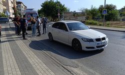 Samsun'da otomobilin çarptığı yaya yaralandı