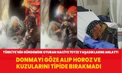 Donmayı göze alıp horoz ve kuzularını tipide bırakmadı! Türkiye'nin gündemine oturan Naciye Teyze konuştu