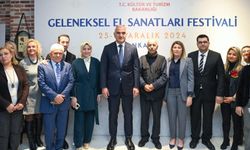 Kültür ve Turizm Bakanı Mehmet Nuri Ersoy, Geleneksel El Sanatları Festivali’ni ziyaret etti