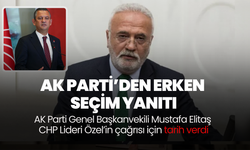 CHP Lideri Özel'in erken seçim çağrısı AK Parti'den yanıt! Mustafa Elitaş: Erken değil öne alınmış seçim olabilir