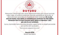 Artvin’de iki ilçede eğitime ara kararı