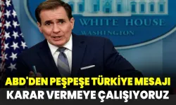 Trump'ın Erdoğan mesajı sonrası ABD'den Türkiye mesajı