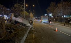 Bolu'da alkollü şahıs trafikte kaza yaptı!