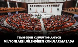 TBMM'de bu hafta neler görüşülecek? İşte o detaylar...