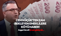 Cem Küçük'ten zam bekleyen emeklilere kötü haber!