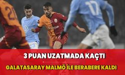 3 puan uzatmada kaçtı! Temsilcimiz Galatasaray Malmö ile 2-2 berabere kaldı