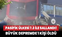 Pasifik ülkesi 7.3 ile sallandı! Büyük depremde 1 kişi öldü