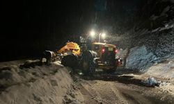 Çığ düştü Ayder Yaylası yolu kapandı