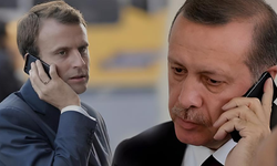 Cumhurbaşkanı Erdoğan, Macron'la görüştü