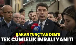 Adalet Bakanı Tunç'tan DEM Parti'nin İmralı başvurusuna yanıt