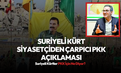 Suriyeli Kürt siyasetçi konuştu! PKK açıklaması dikkat çekti