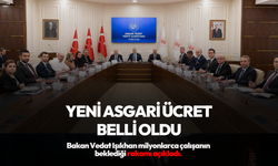 2025 yılında uygulanacak yeni asgari ücret belli oldu