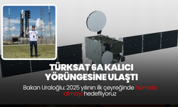 Türksat 6A kalıcı yörüngesine ulaştı