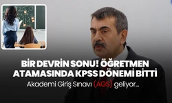 AGS dönemi başlıyor! Öğretmen adayları artık KPSS'ye girmeyecek