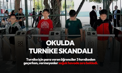 Okulda skandal: Öğrenciler parayla turnikeden geçiyor