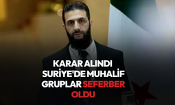 Suriye'de muhalif gruplar kendini feshedecek